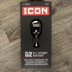 Icon G2 1/4 Stubby Ratchet 