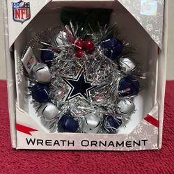 Cowboys Wreath Ornament NFL 