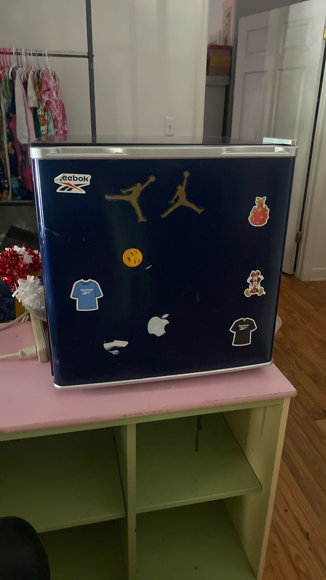 Mini Fridge Blue