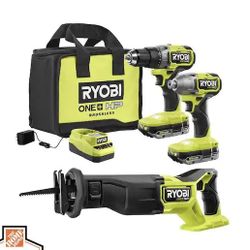 Brand new Ryobi ONE+ HP 18V Brushless Cordless 3-Tool Combo Kit