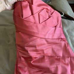 Coral Evening Gown, Size 4
