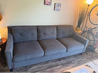 Blue IKEA Froslov Deep Sofa + 4 Pillows