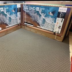 75 Tv Free Delivery $55 Down On Financing Six Month Warranty 75 Tv Lg Smart 4K Hdtv 