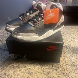 Size 13 - Air Jordan 3 Retro OG 2024 Black Cement SKU DN3707-010 Brand New