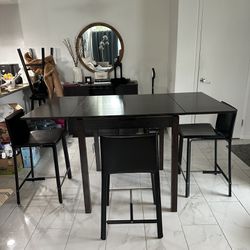 Extendable Dining Table And Chairs