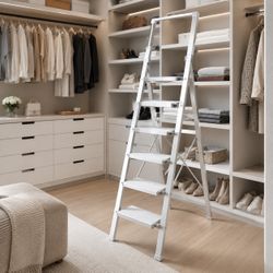6-Step Folding Aluminum Ladder – Only $39.99