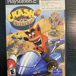 Crash: Nitro Cart (PlayStation 2, 2003) With Manual