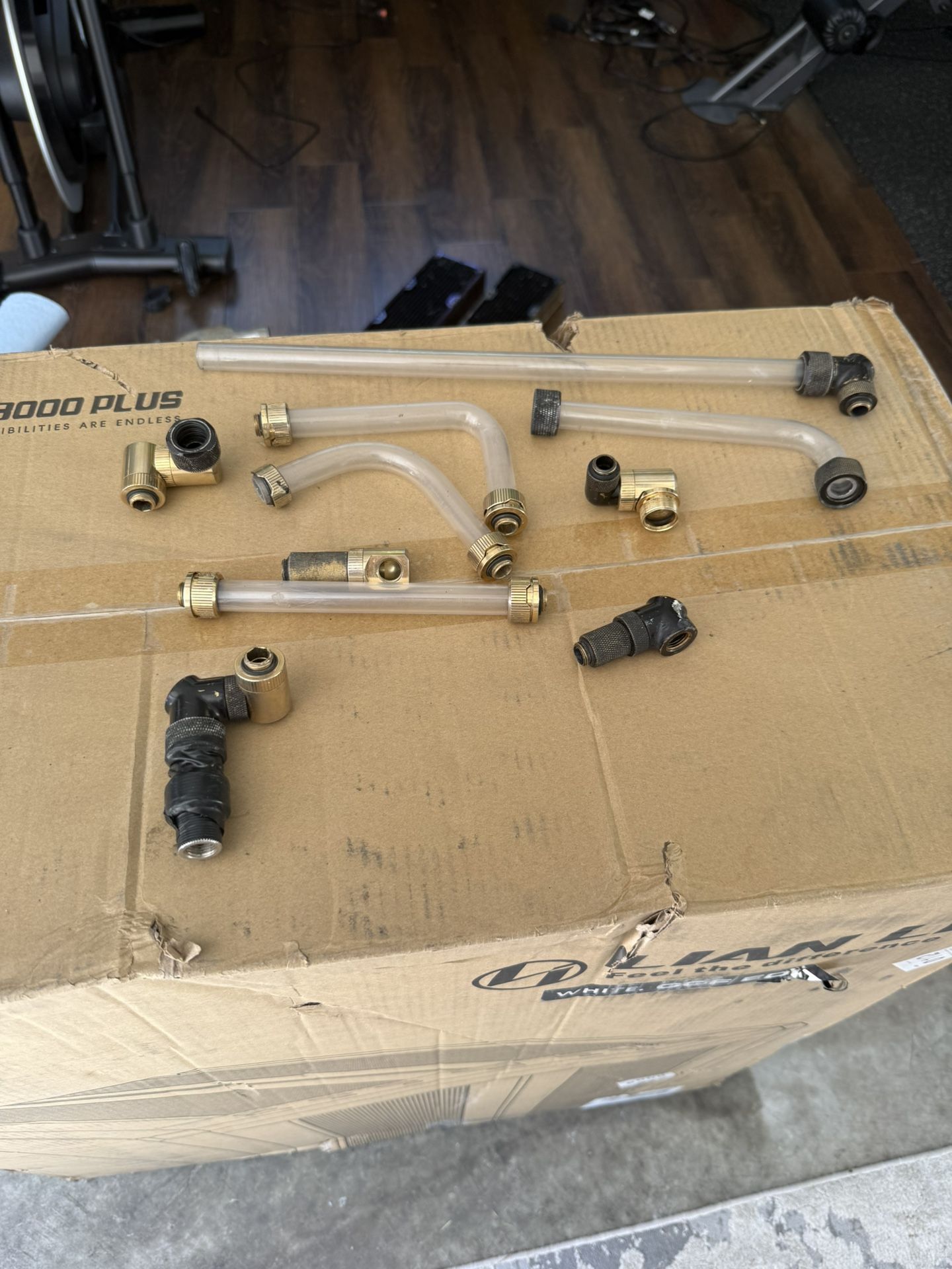 Gold Fittings And Tubes