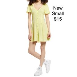 BP Yellow Dress Small