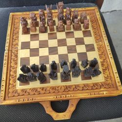 Handmade Wooden Chess Set