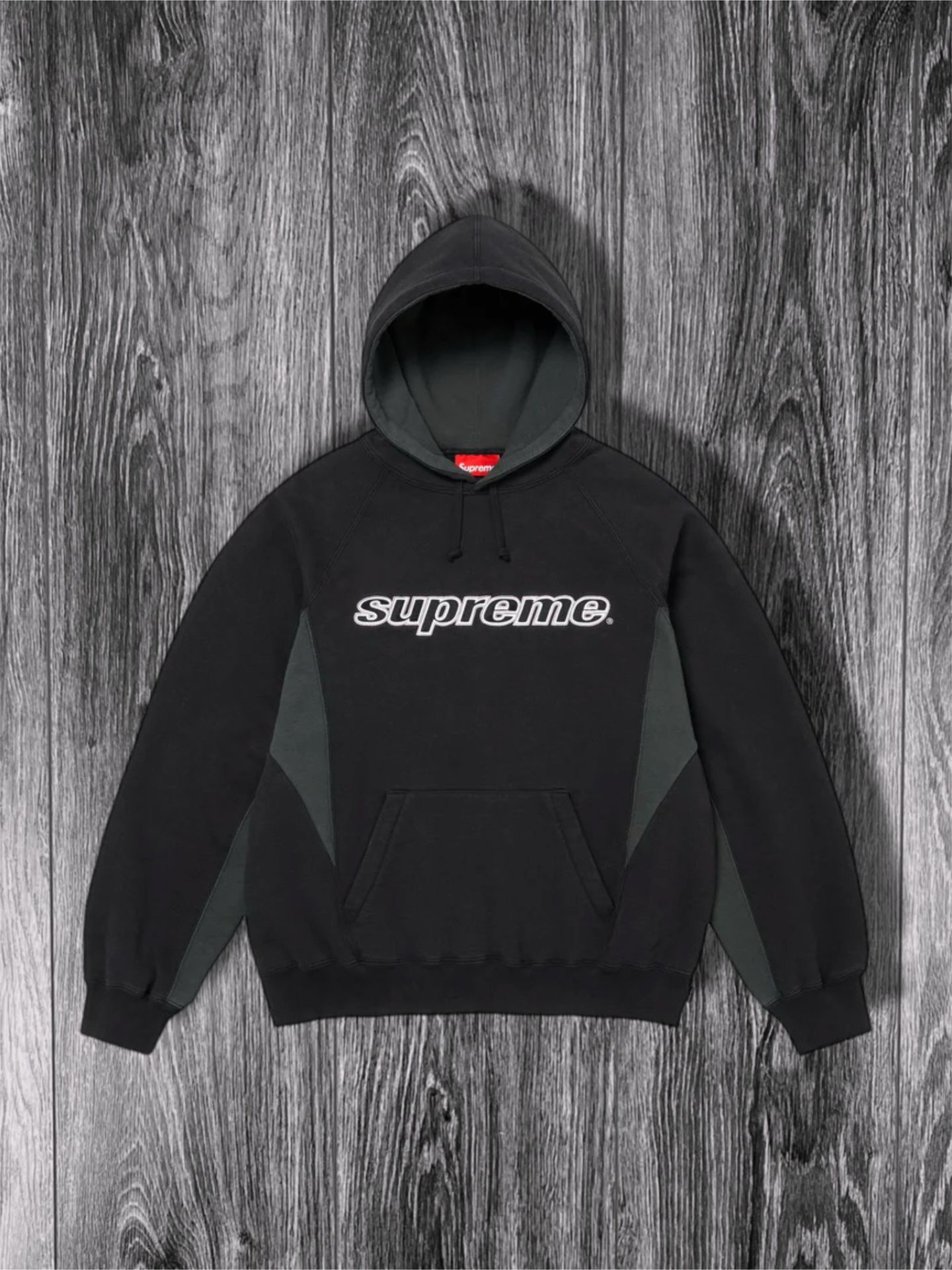 Supreme Division Hooded Sweatshirt ‘Black’ New Size Large