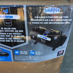 Industrial air 20 gallon 175psi air compressor tank