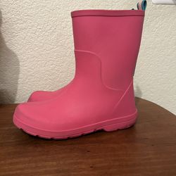 Totes Girls Pink Rain Boots Lightweight Size 13/1 