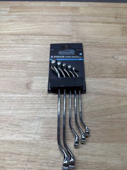 Power Torque 5 Piece SAE Offset Double Box End Wrenches