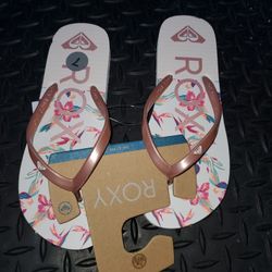 Roxy Birds Of Paradise Y Strap Flip Flop Size 7