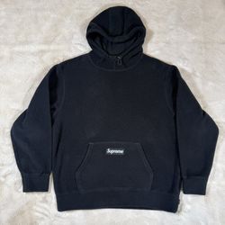 Supreme Polartec Hooded Sweatshirt Black (FW20) Size Medium