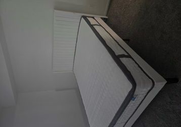 Queen bed and mattress