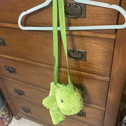 Green Dino Purse