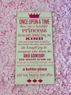 Bathroom signs for girl.