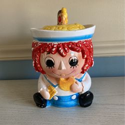 Vintage Raggedy Andy Cookie Jar