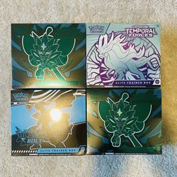 4x Pokemon Cards Elite Trainee Boxes - Sealed