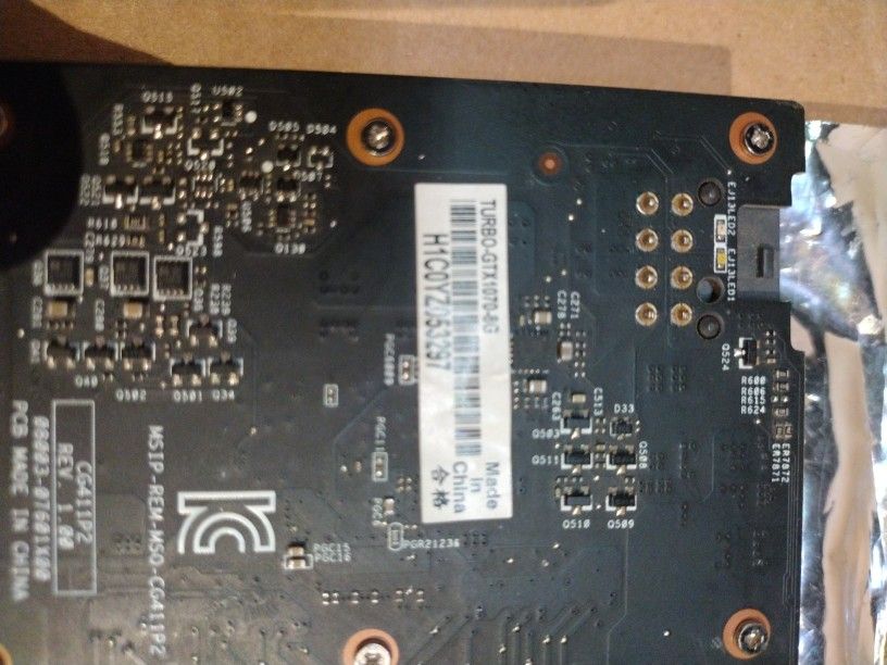 Asus Turbo GTX1070 8GB