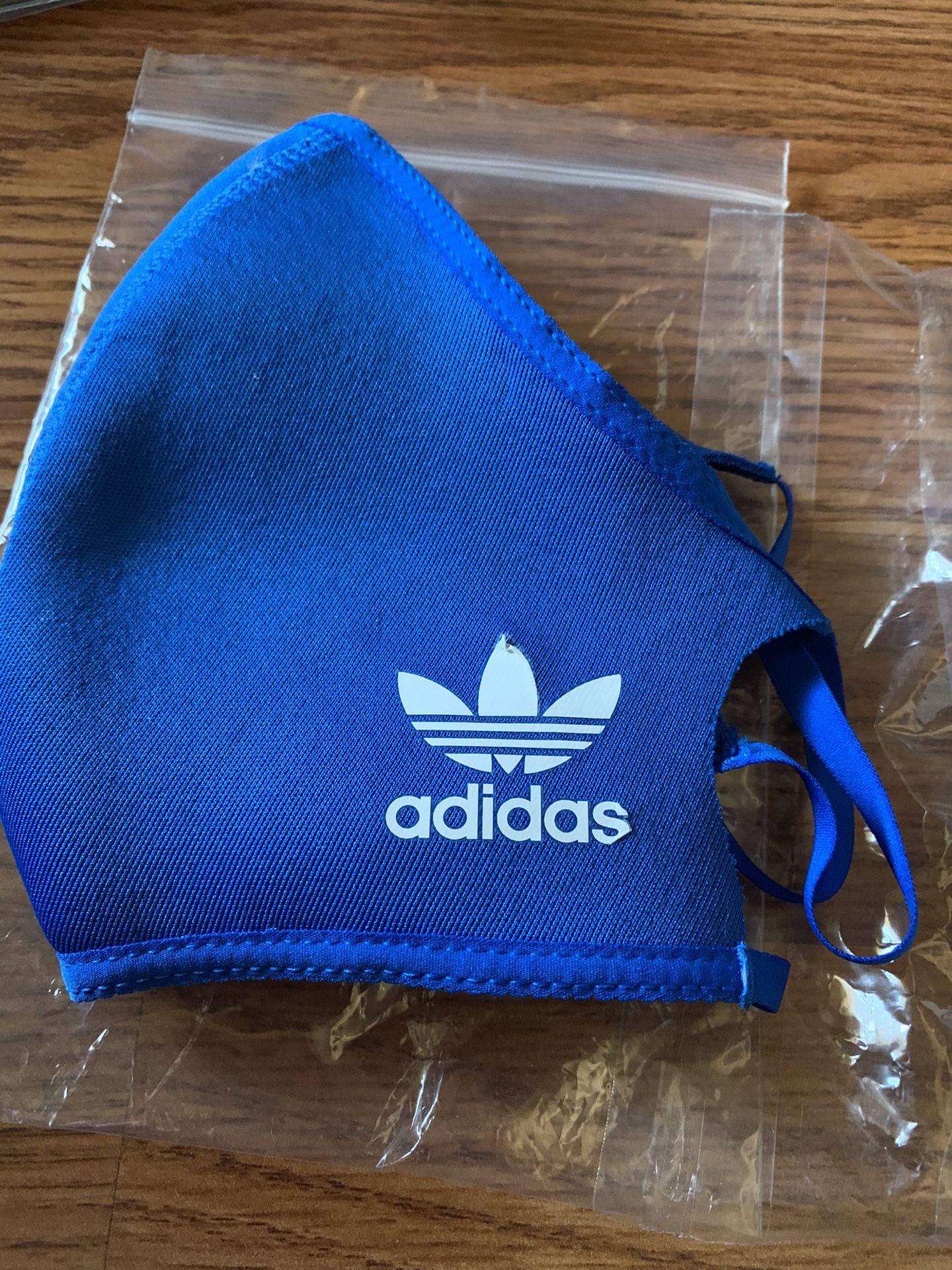 Brand New Blue Adidas Face Mask M/L