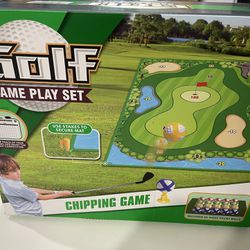 Golf Chipping Game Mat - Chip Games Sticky Practice Golf Game Set for Adults Kids