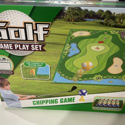 Golf Chipping Game Mat - Chip Games Sticky Practice Golf Game Set for Adults Kids