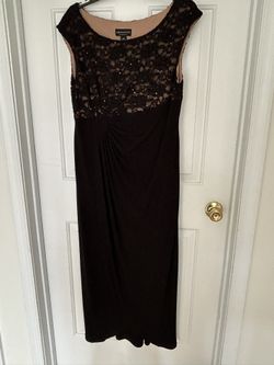 Gown-Elegant Long Black Dress