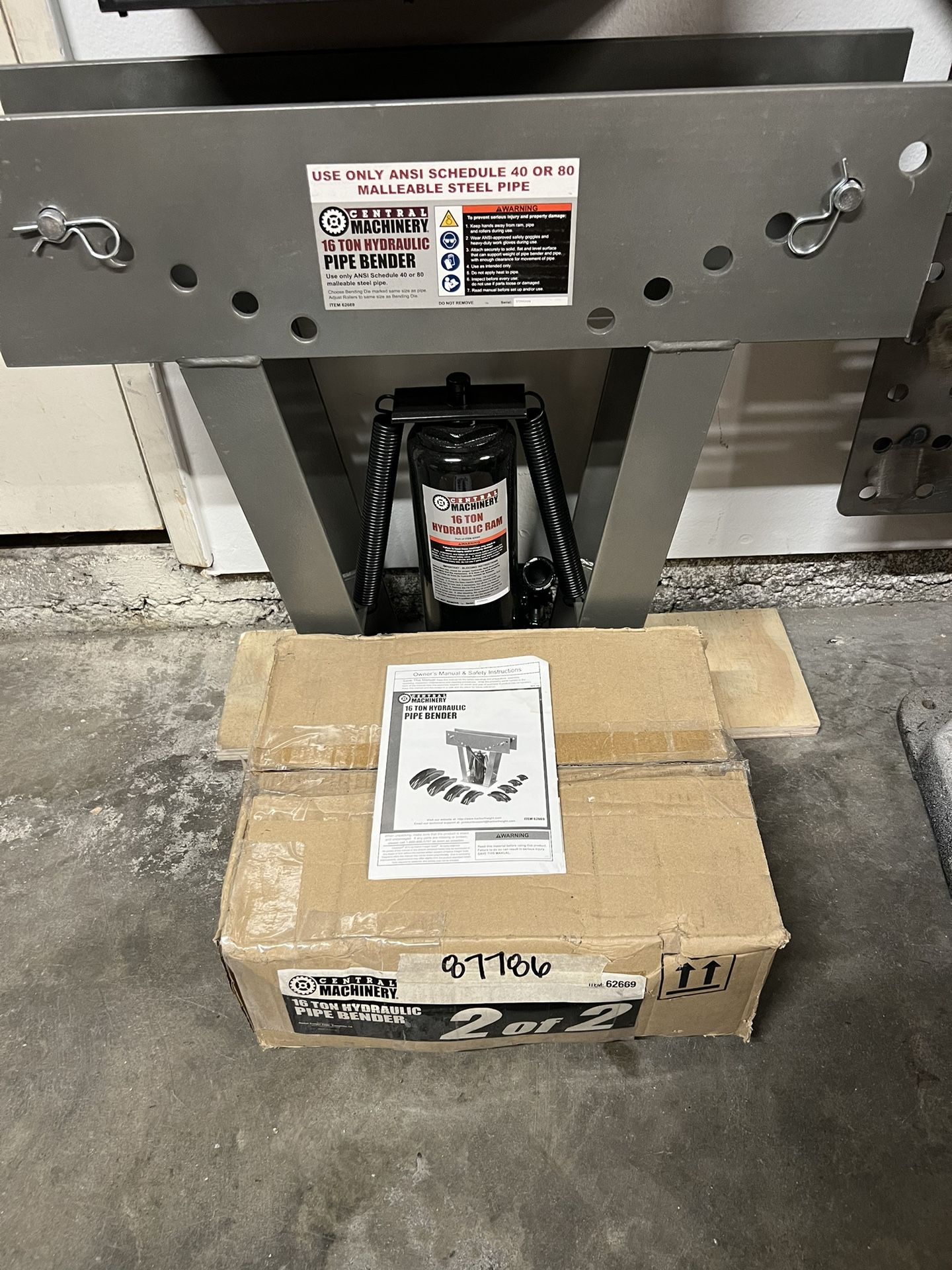 16 Ton Hydraulic Pipe Bender