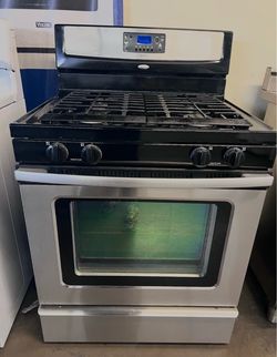 Whirlpool 30” Stainless Steel Gas Range – $450