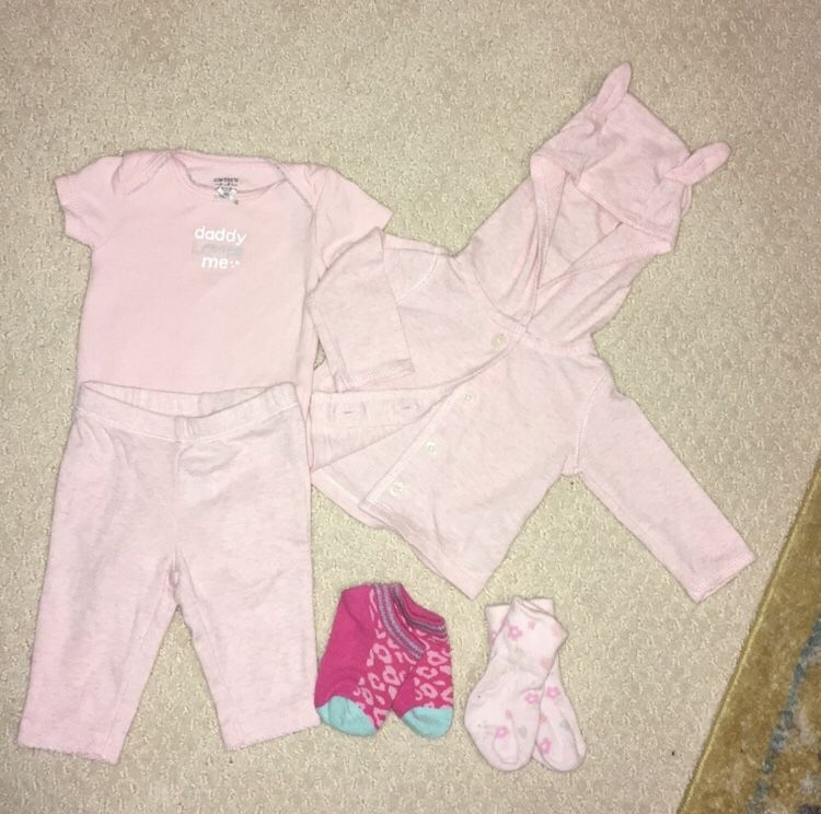 Bunch Of Baby Clothes Onesie