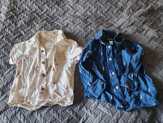 18 month boy button up shirts