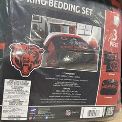 NFL CHICAGO BEARS KING Size BED SET