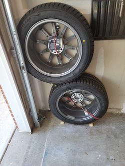 4 winter tires new with alloy wheels 225/50R17 for Subaru WRX, Bridgstone
