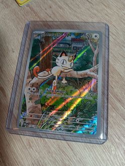 Meowth 106/094 Holo Rare Pokémon Card