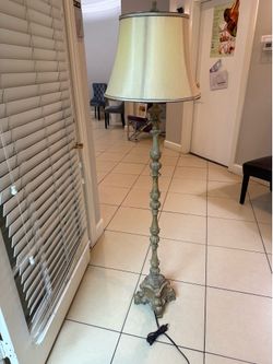 Vintage Brass Floor Lamp