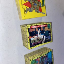 tnmnt 1989 TOPPS TEENAGE MUTANT NINJA turtles Cards & STICKERS