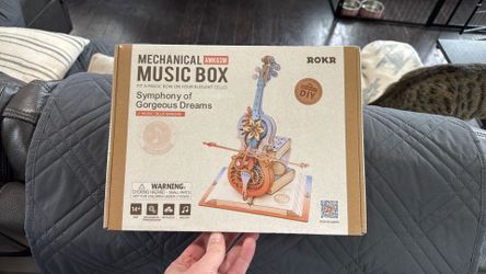 ROKR Mechanical Music Box Cello Toy Puzzle
