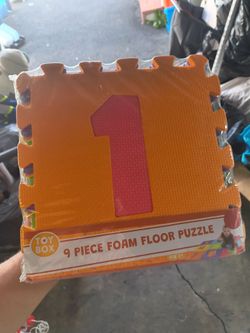 Toy Box 9 Piece Foam Floor Puzzle
