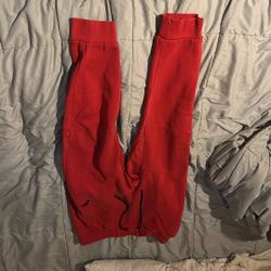 Red Nike Tech pants Size L