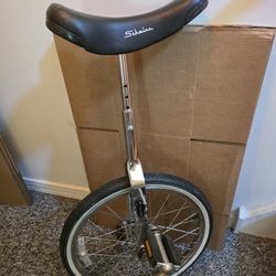 Vintage Original 24" Schwinn Unicycle Working Condition Adjustable Seat Height