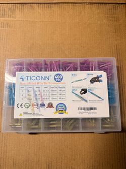 Heat shrink wire butt connectors