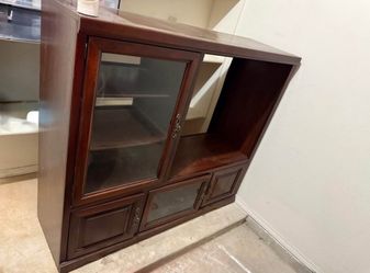 Solid Wood Entertainment Center / TV Stand