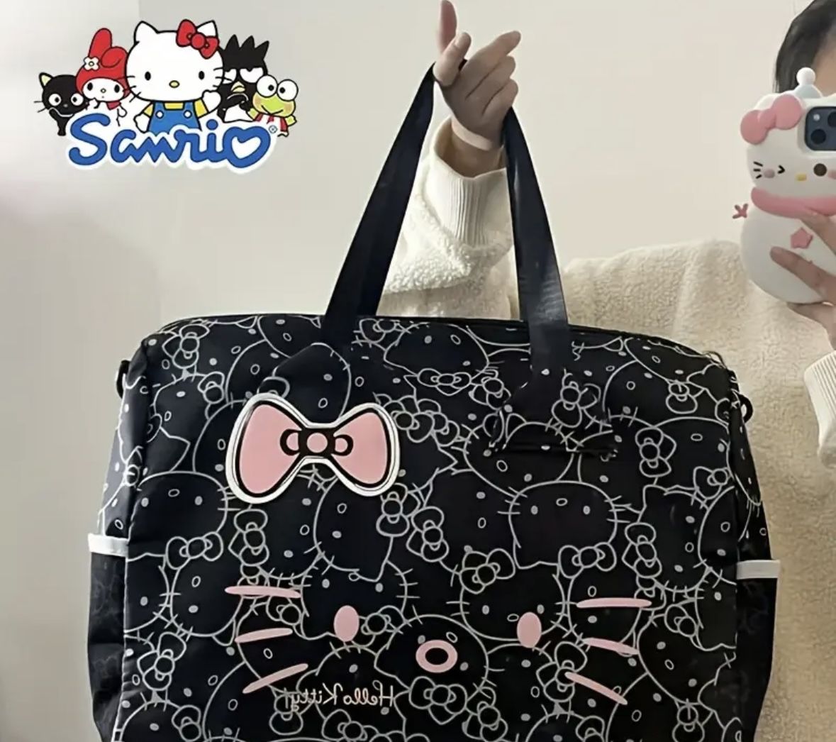 Black Hello Kitty Travel Bag!