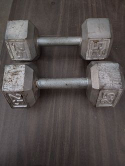 Pair of weights 25lb each