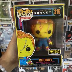 Black Light Chucky Funko Pop 