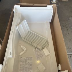 ACCORD® 60" x 36" seated shower base, center drain 