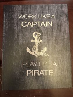 Pirate Inspired Art Decoration